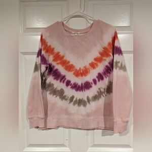 Maurices Crewneck Sweater Pink Tie Dye Size Medium
